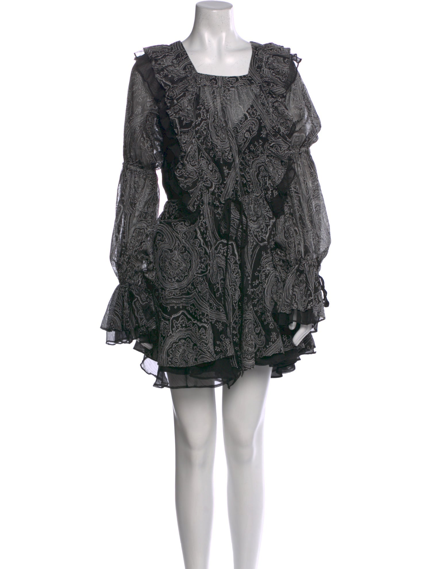 Shona Joy Paisley Print Mini Dress