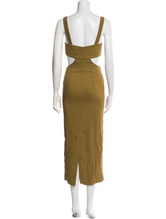 Shona Joy V-Neck Long Dress