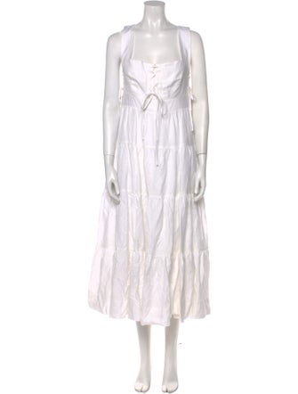 Shona Joy Square Neckline Long Dress