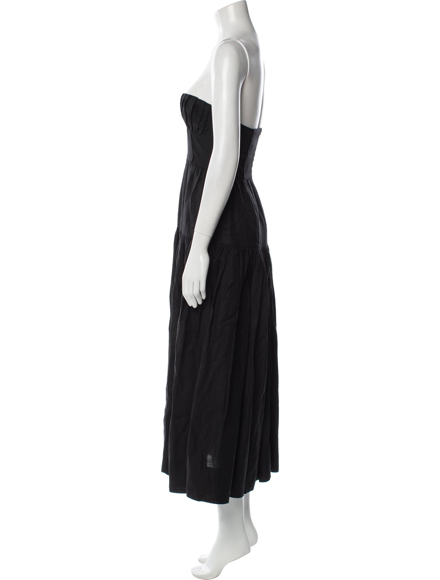 Shona Joy Strapless Knee-Length Dress