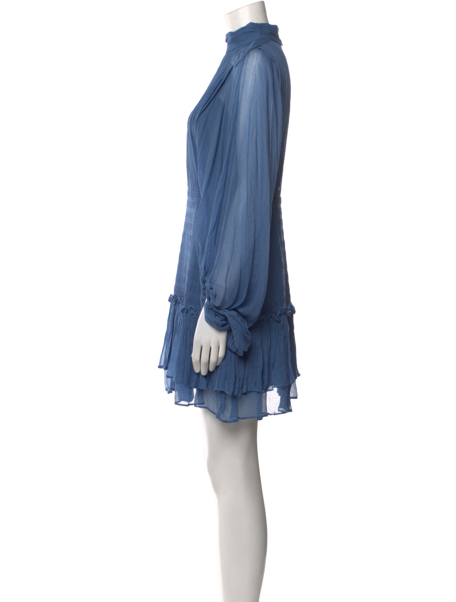 Shona Joy Mock Neck Mini Dress