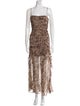 Shona Joy Animal Print Long Dress