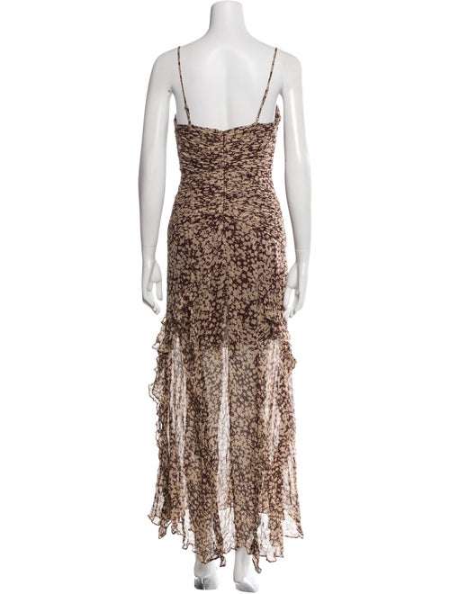 Shona Joy Animal Print Long Dress