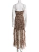 Shona Joy Animal Print Long Dress