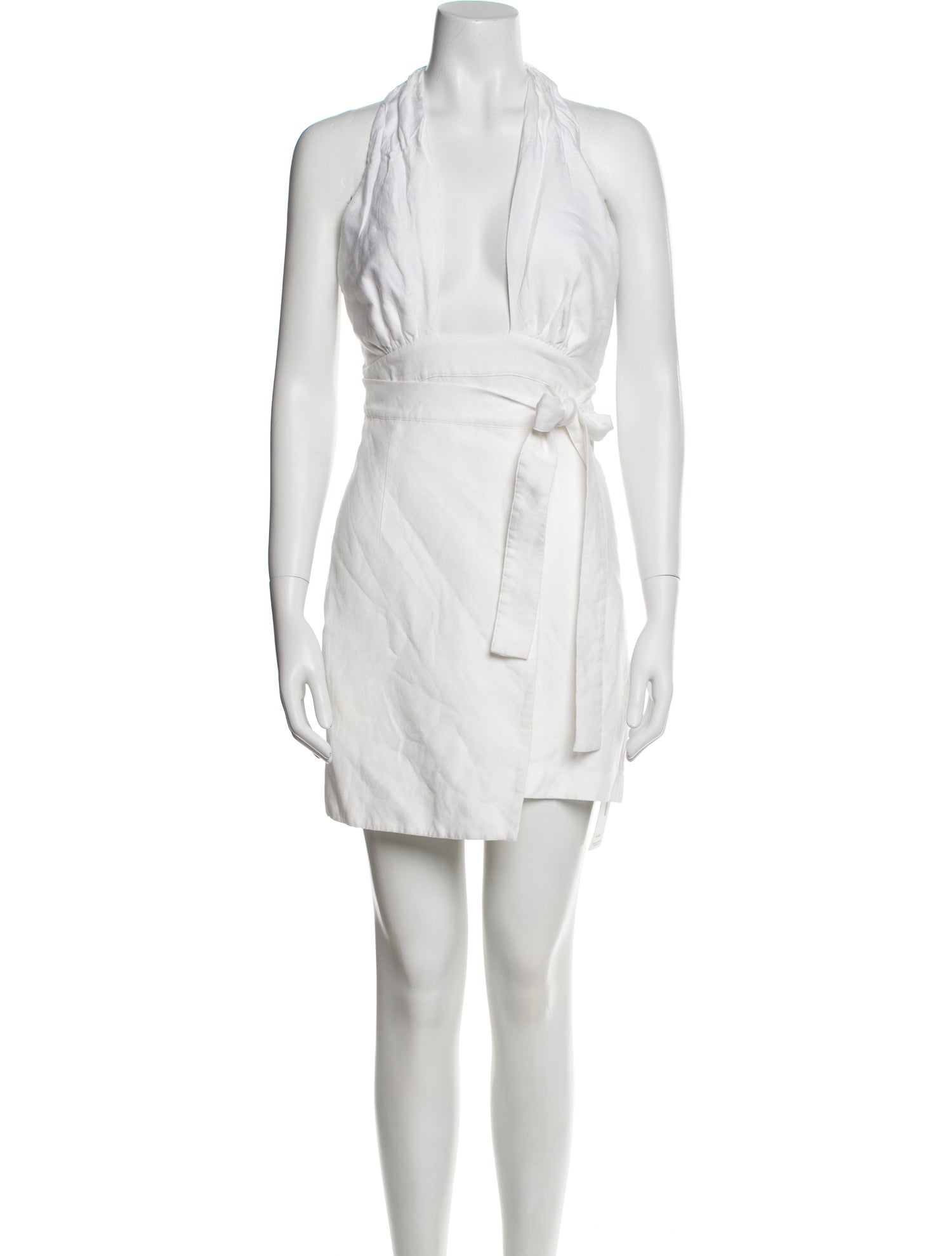 Shona Joy Linen Mini Dress