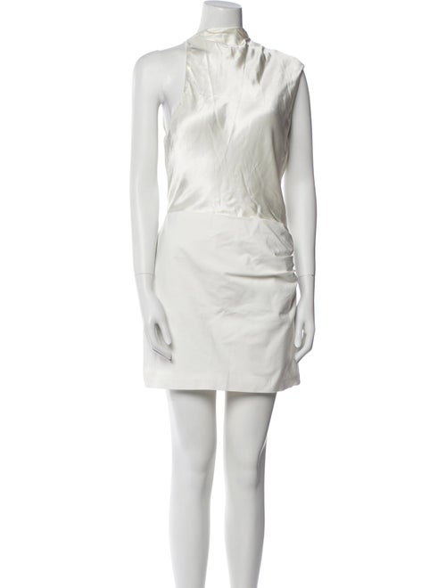 Shona Joy Mock Neck Mini Dress