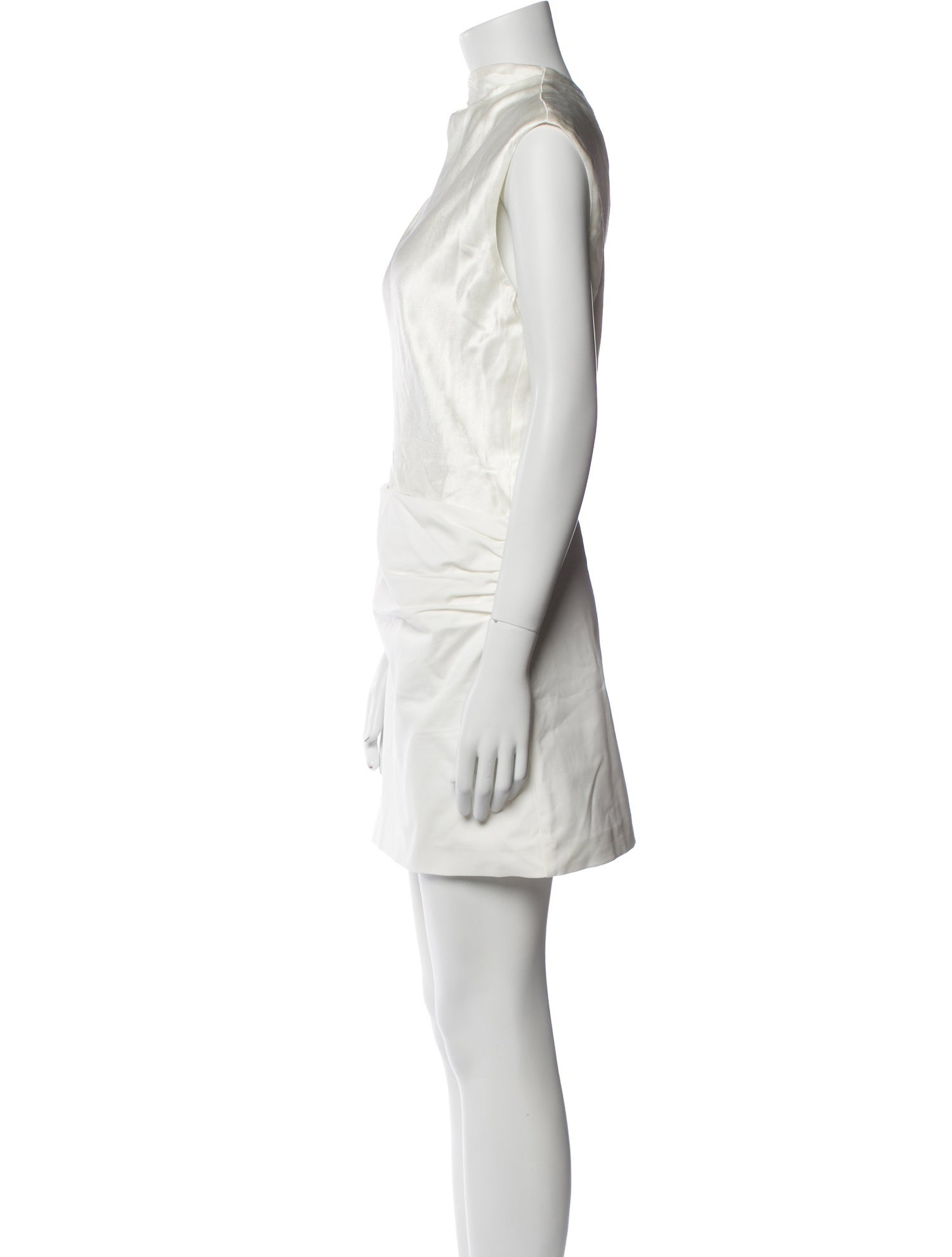 Shona Joy Mock Neck Mini Dress