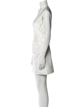 Shona Joy Mock Neck Mini Dress