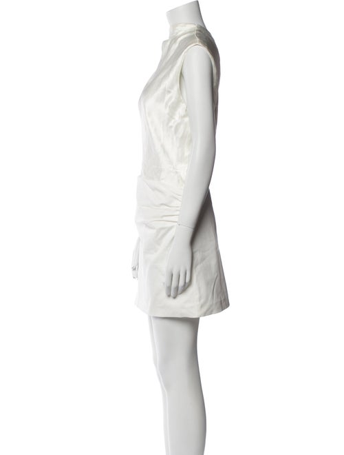 Shona Joy Mock Neck Mini Dress