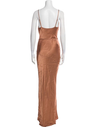 Shona Joy Square Neckline Long Dress