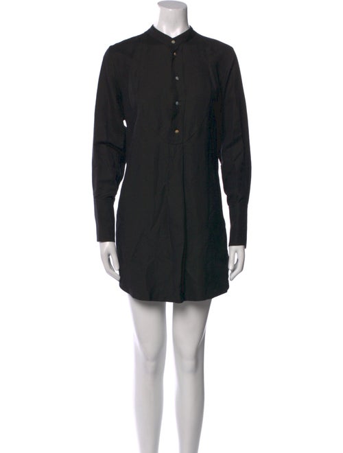 Shona Joy Mock Neck Mini Dress