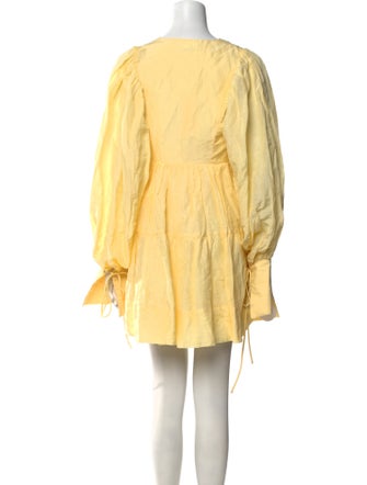 Shona Joy V-Neck Mini Dress