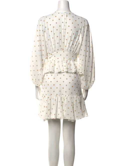 Shona Joy Polka Dot Print Mini Dress