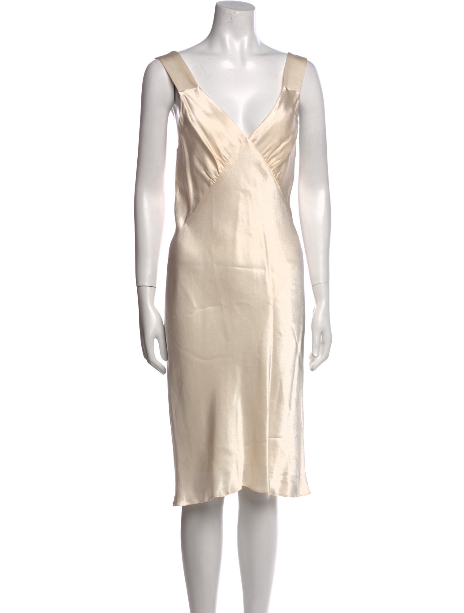 Shona Joy V-Neck Knee-Length Dress