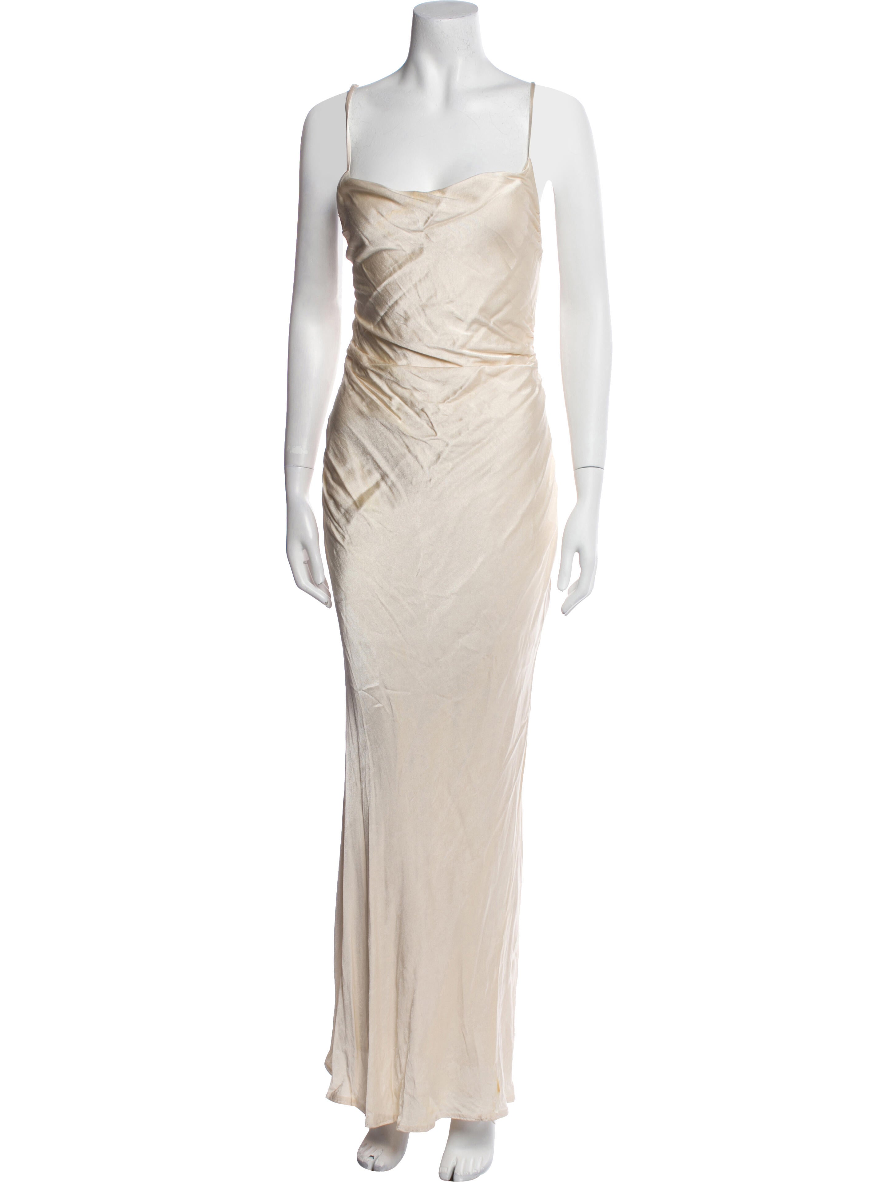 Shona Joy Satin Long Dress