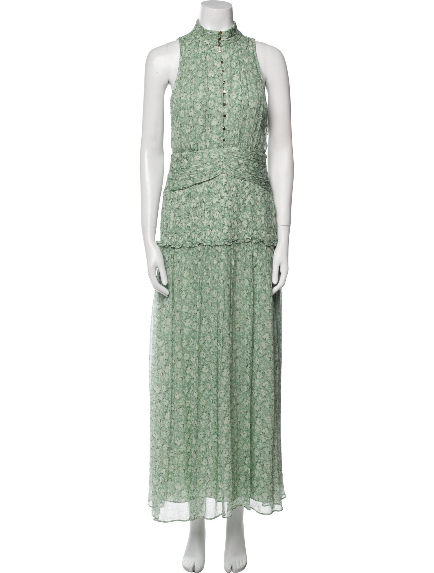 Shona Joy Floral Print Long Dress