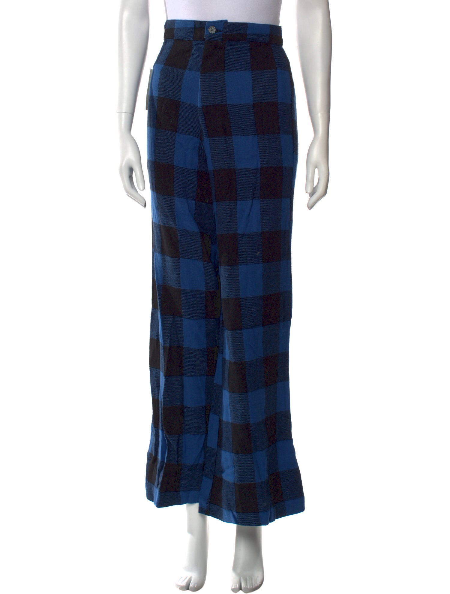 SugarHigh LoveStoned Plaid Print Wide Leg Pants w/ Tags