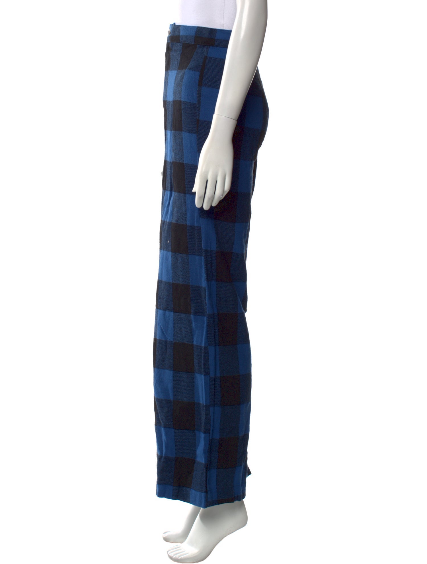 SugarHigh LoveStoned Plaid Print Wide Leg Pants w/ Tags