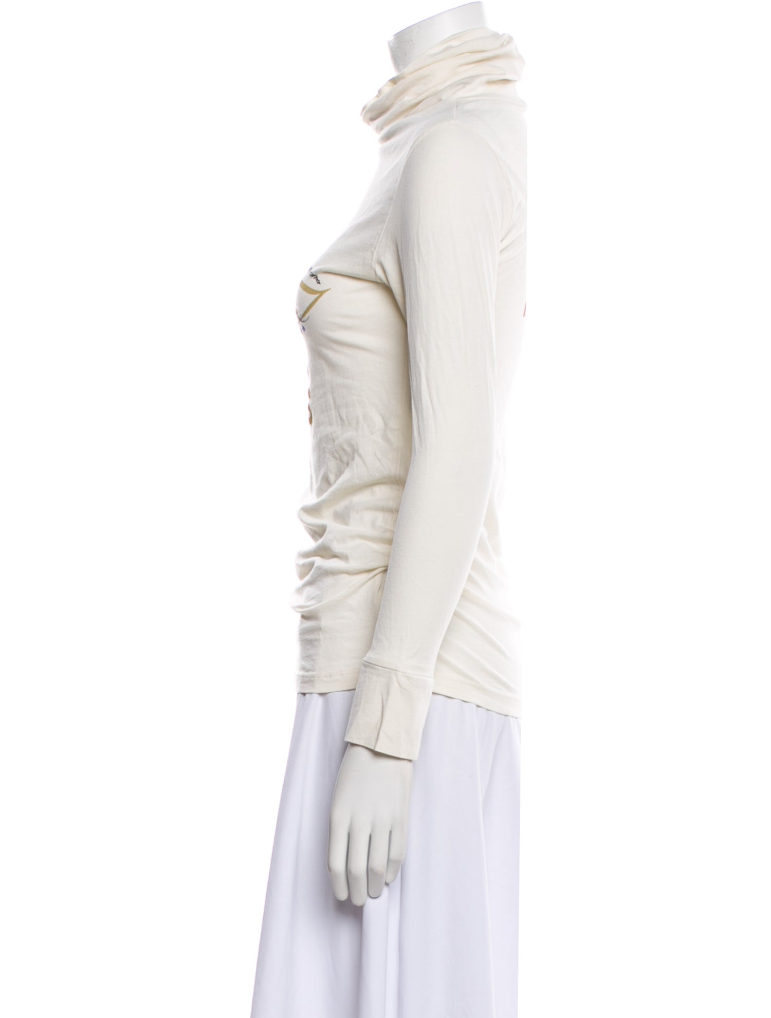 SugarHigh LoveStoned Graphic Print Turtleneck Sweatshirt