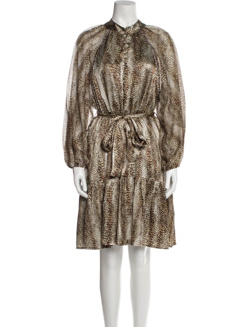 Shirtaporter Silk Knee-Length Dress