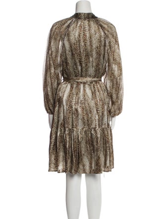 Shirtaporter Silk Knee-Length Dress