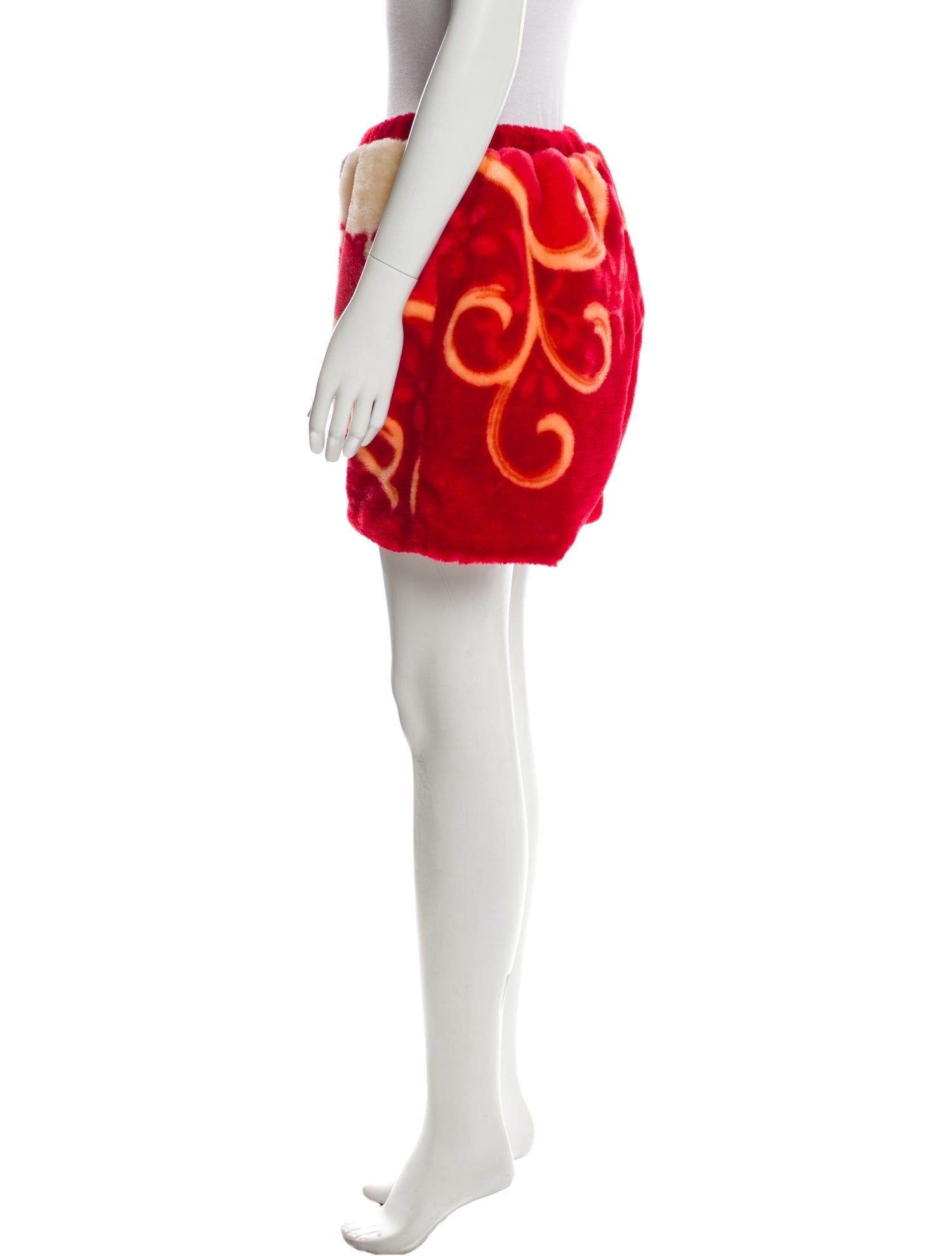 Shan Huq Printed Mini Shorts