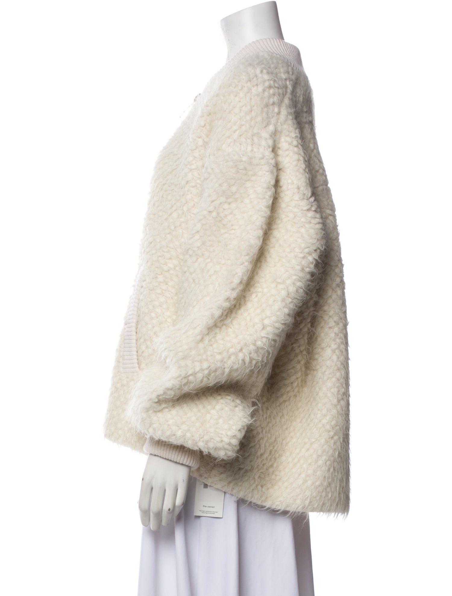 Sherpa. Wool Faux Fur Jacket