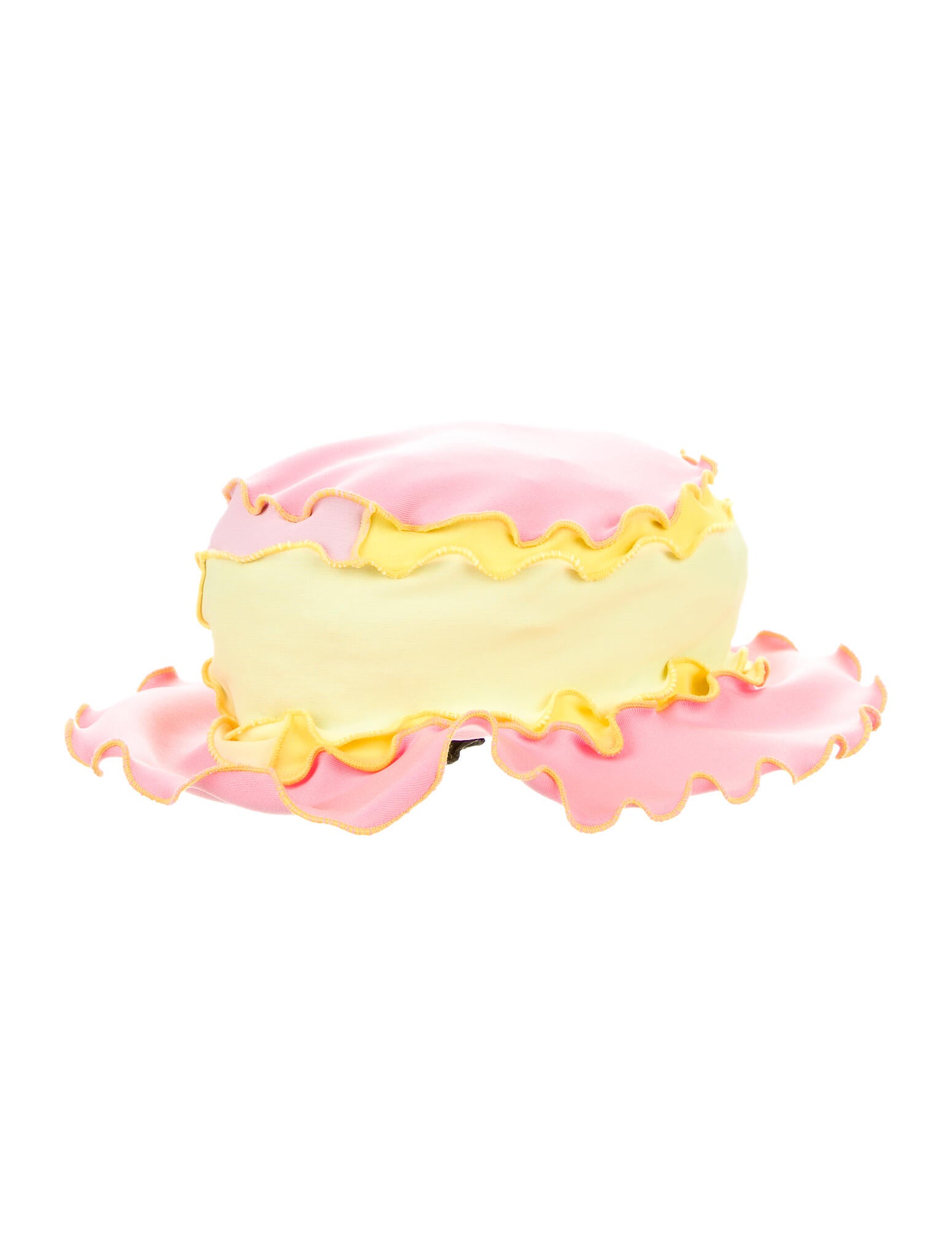 Sherris Ruffle-Accented Bucket Hat w/ Tags