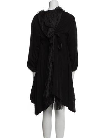 Shanshan Ruan Mock Neck Midi Length Dress