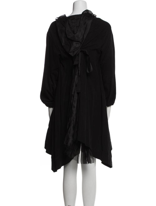 Shanshan Ruan Mock Neck Midi Length Dress