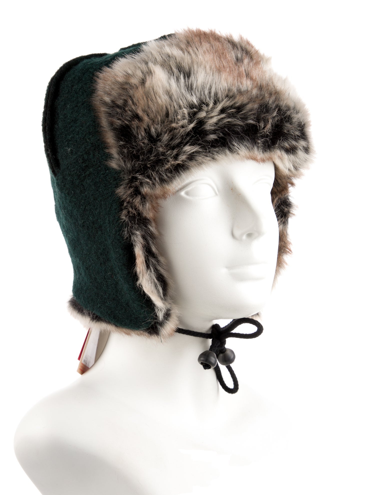 66°North Fur Trim Virgin Wool Hat w/Tags