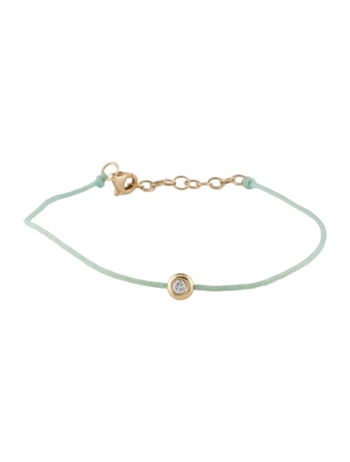 Shy Creation Shy Creation 14K Diamond String Bracelet