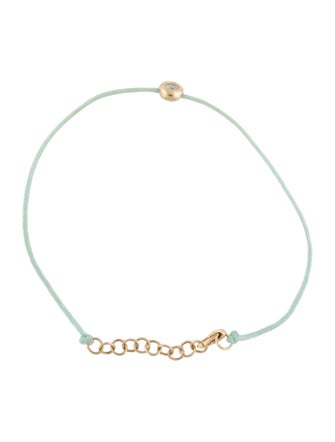 Shy Creation Shy Creation 14K Diamond String Bracelet