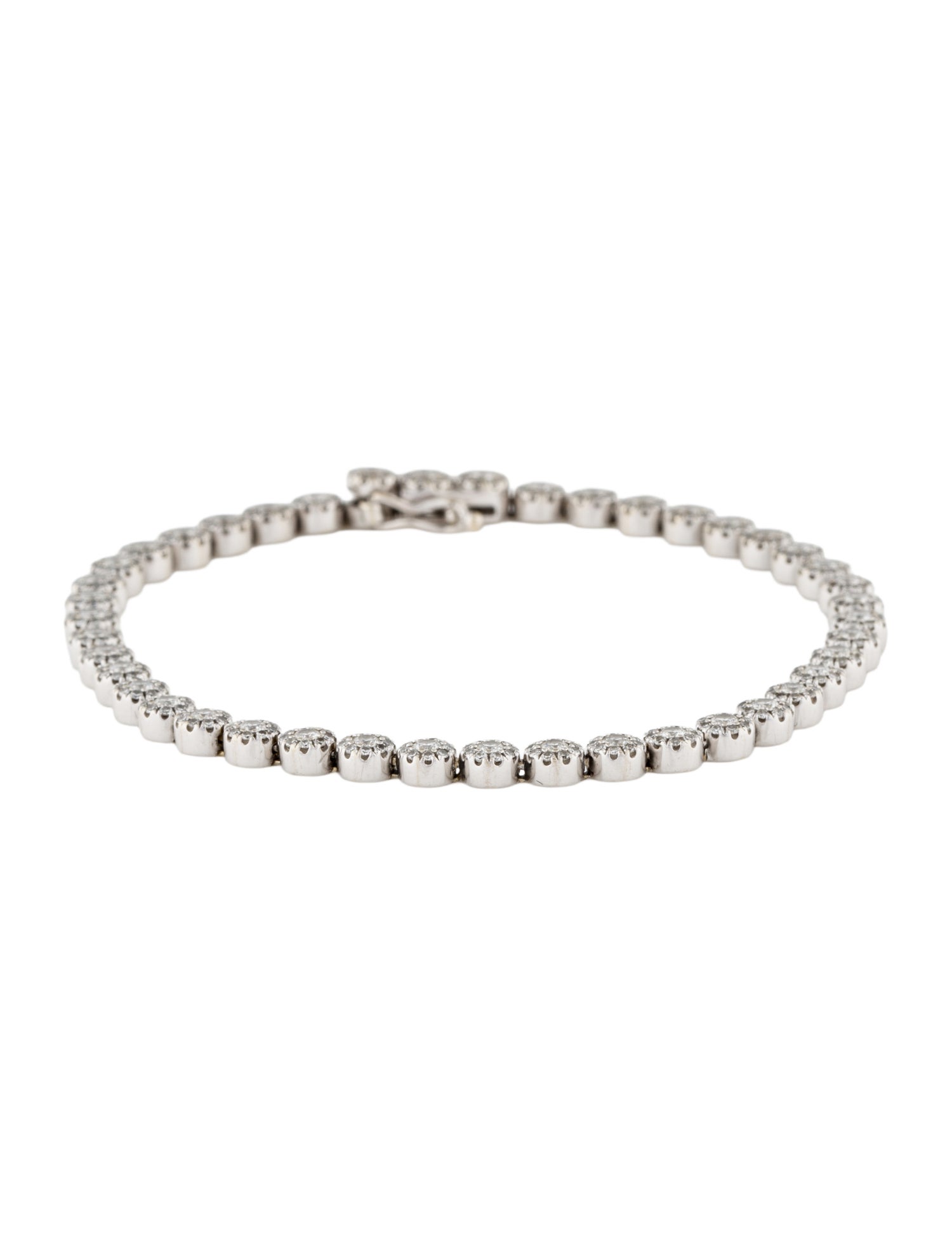 Shy Creation 14K 2.23ctw Diamond Tennis Bracelet