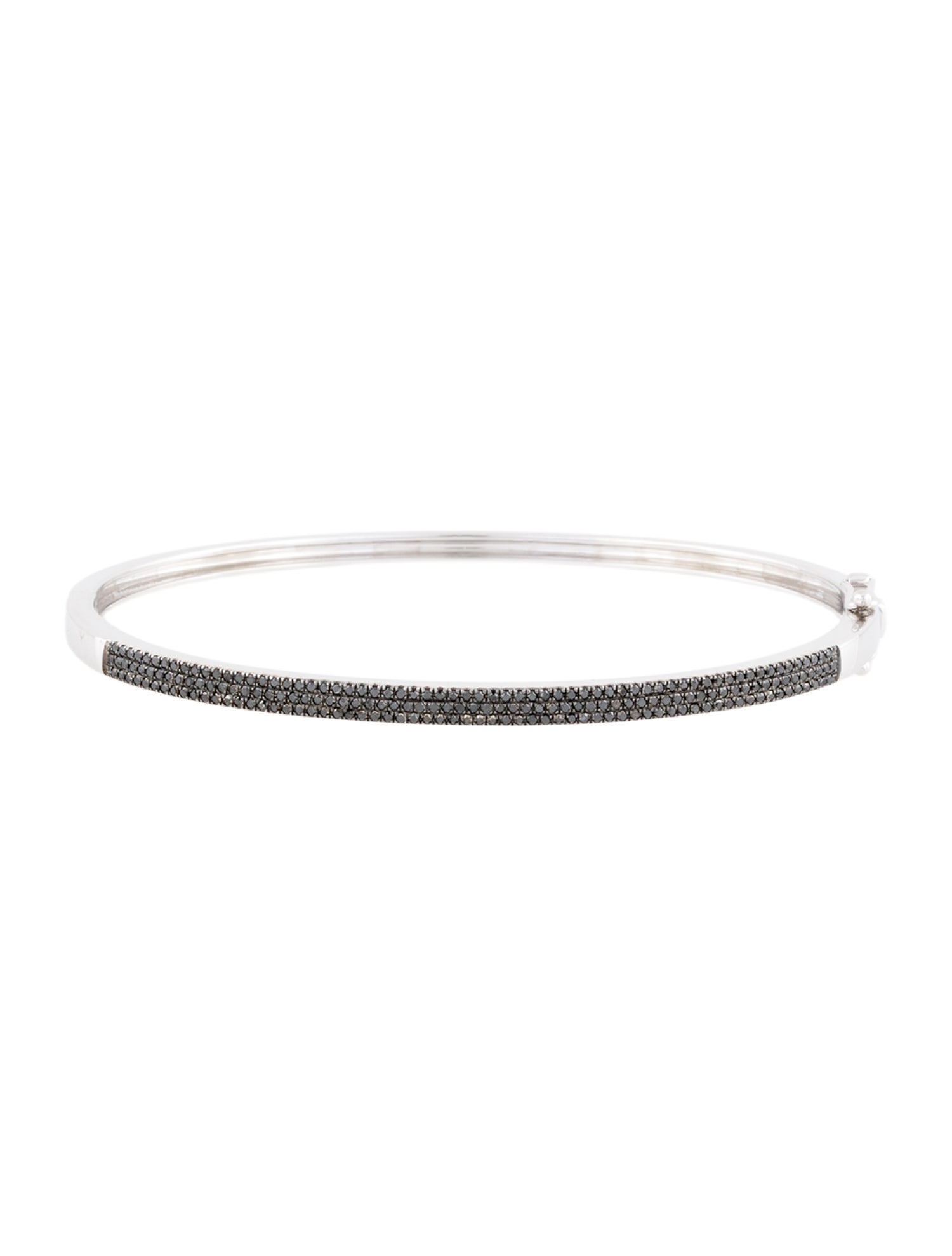 Shy Creation 14K Diamond Pave Bangle Bracelet