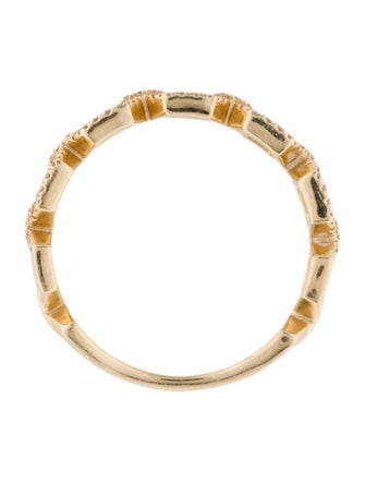 Shy Creation 14K Diamond Link Ring