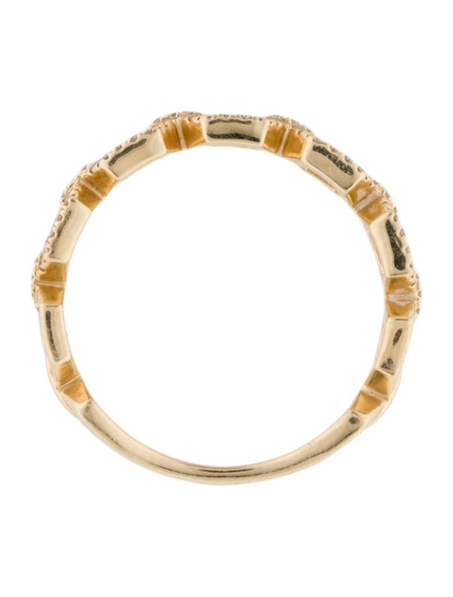 Shy Creation 14K Diamond Link Ring