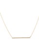 Shy Creation Shy Creation 14K Diamond Bar Necklace