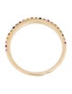 Shy Creation 14K Multistone Rainbow Band