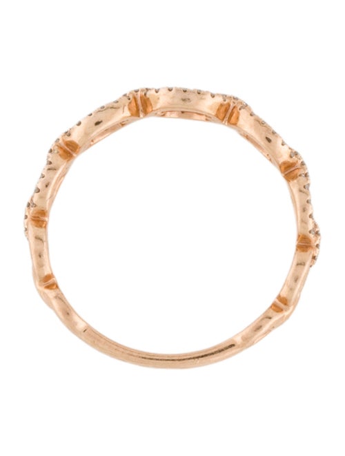 Shy Creation 14K Diamond Link Ring