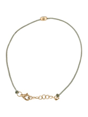 Shy Creation 14K Diamond Cord Station Bracelet