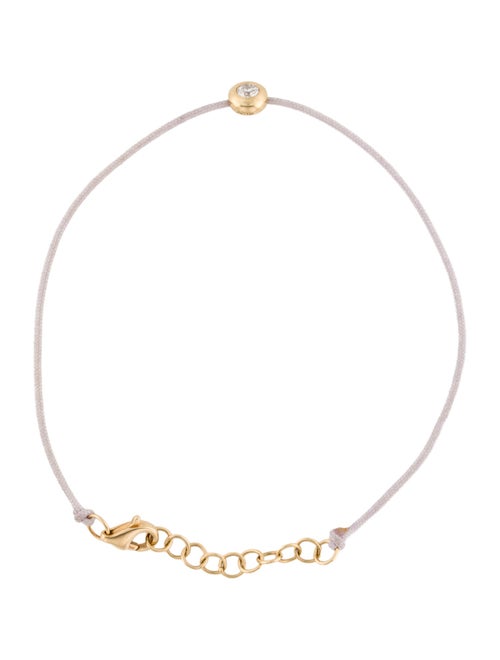 Shy Creation 14K Diamond String Station Bracelet