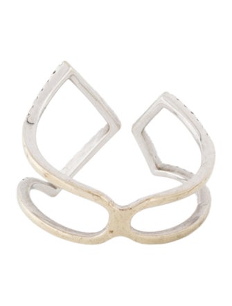 Shy Creation 14K Diamond Open Band