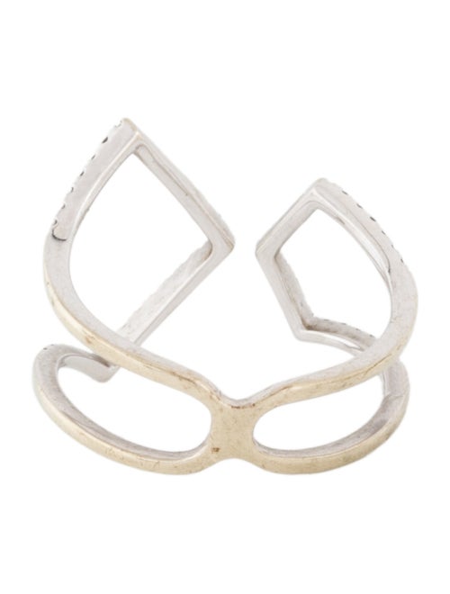 Shy Creation 14K Diamond Open Band