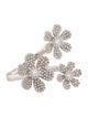 Shy Creation 14K Diamond Flower Cocktail Ring