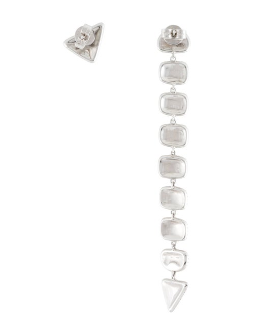 Shy Creation 14K 1.91ctw Diamond Asymmetrical Drop Earrings