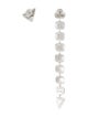 Shy Creation 14K 1.91ctw Diamond Asymmetrical Drop Earrings