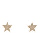Shy Creation 14K Diamond Star Stud Earrings