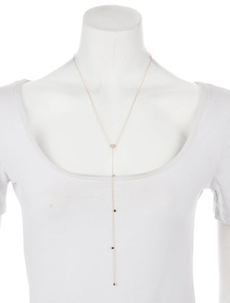 Shy Creation 14K Diamond Circle Lavalier Necklace