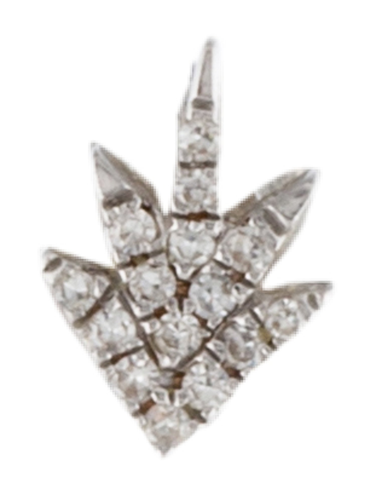 Shy Creation 14K Diamond Single Stud Earring